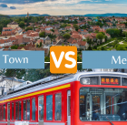 small town vs metro city